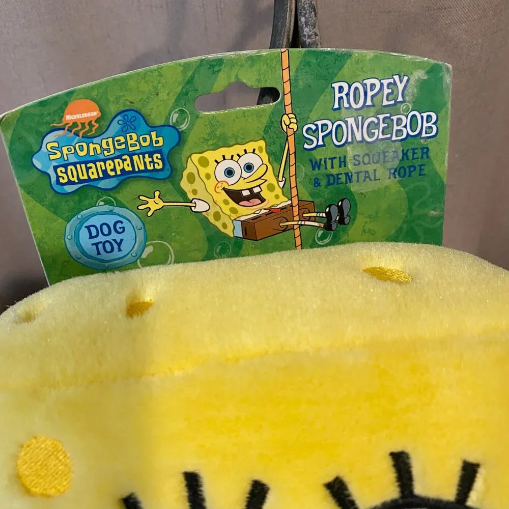 RARE SpongeBob Ropey Dog‎ Toy by Nickelodeon – New with Tag